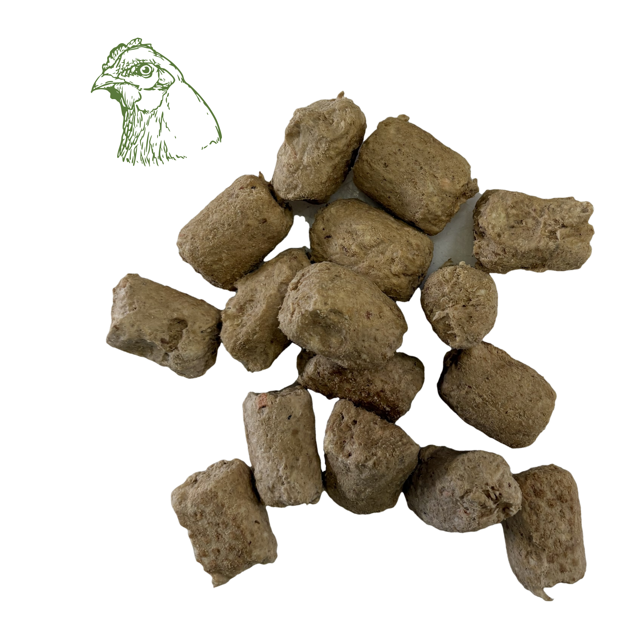 Stockbarf Huhn & Gemüse, gefriergetrocknetes BARF-Menü für Hunde